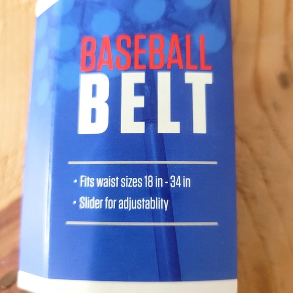 Academy Sports Youth Adjustable Baseball Belt NEW Light Blue ONE SIZE 18 In-34 - Picture 4 of 4